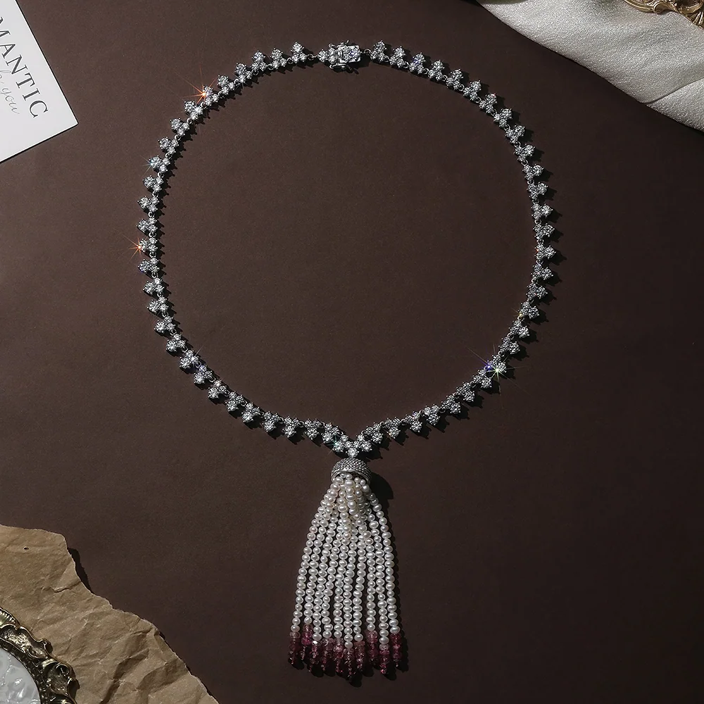 Diamant, zircone et gland de perles - 2
