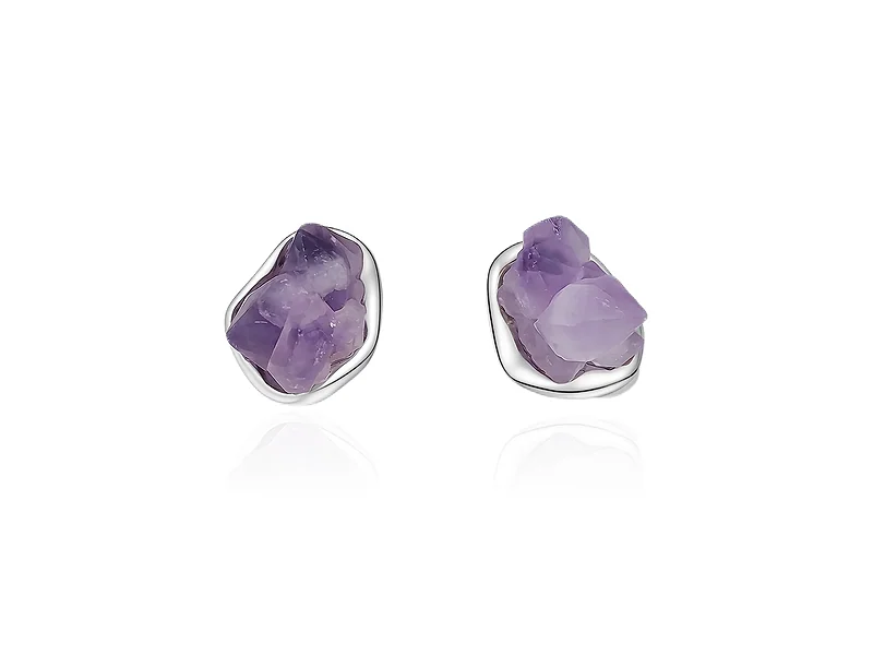 Vintage Irregular Raw Amethyst