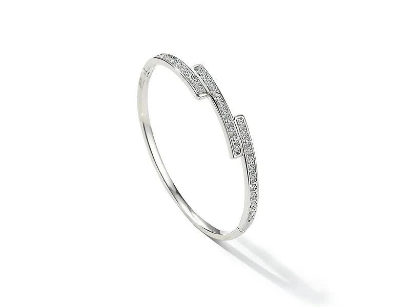 Pave Zircon Hinged
