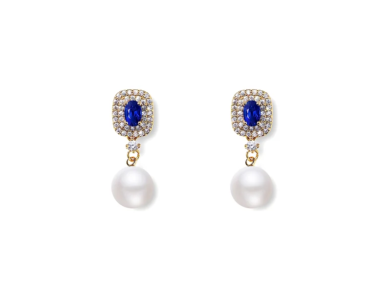 Elegante gema azul