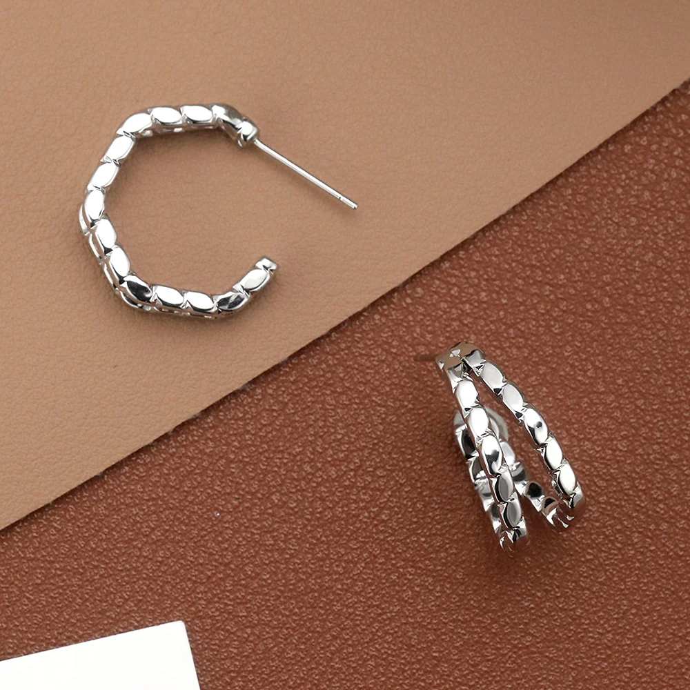 Double Hoop Earrings - 3