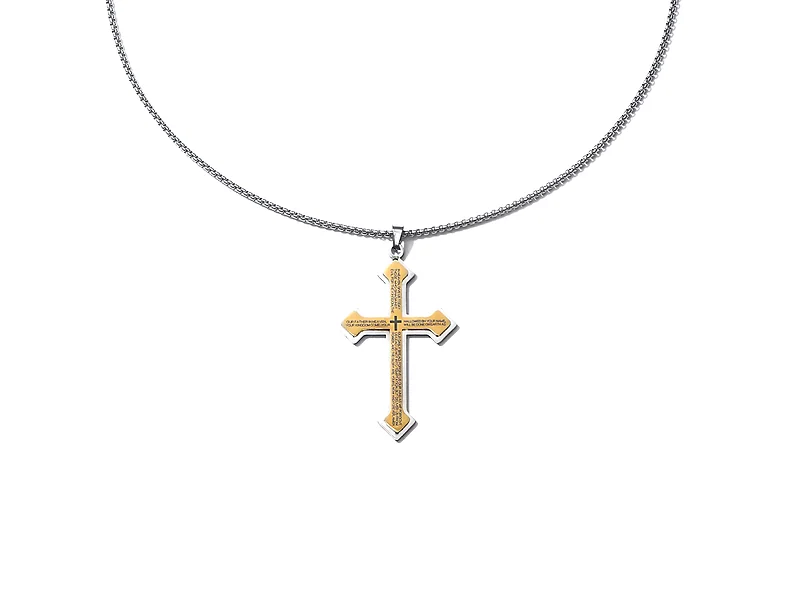Croix argentée