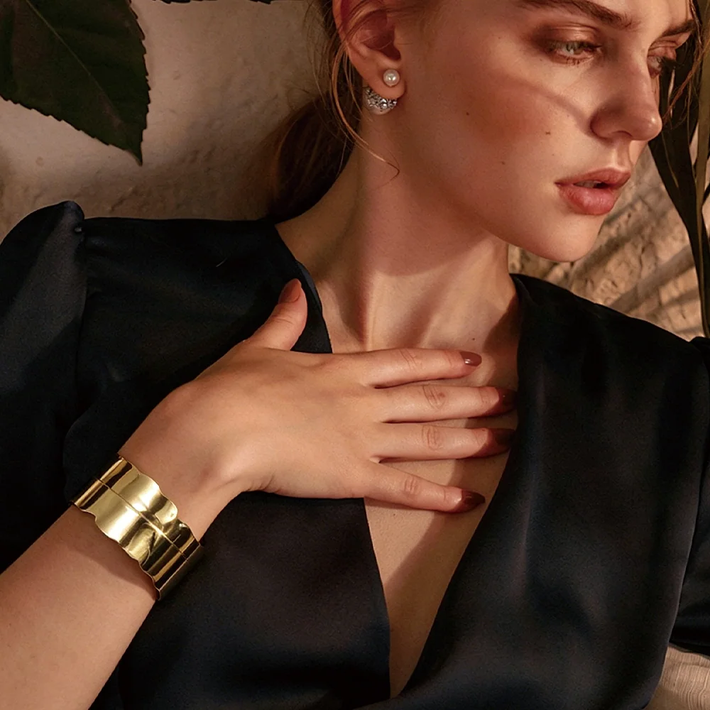 Pulsera de oro en capas - 2