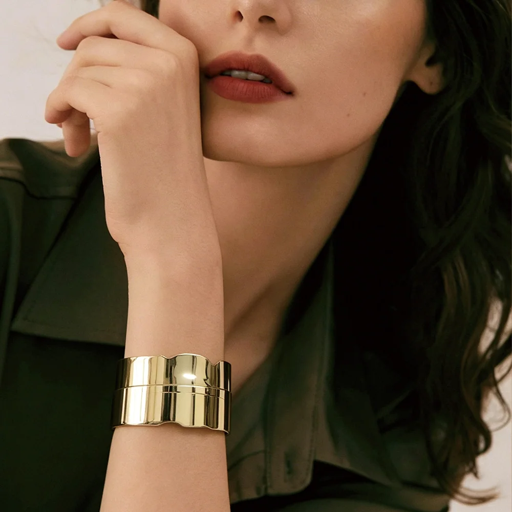 Pulsera de oro en capas - 3
