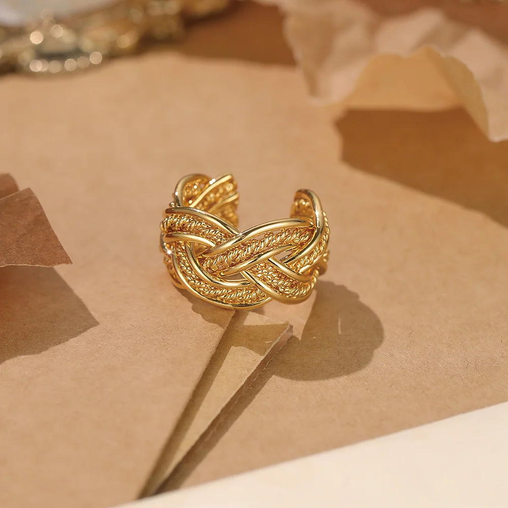Vintage Braided Openwork Cuff - 3