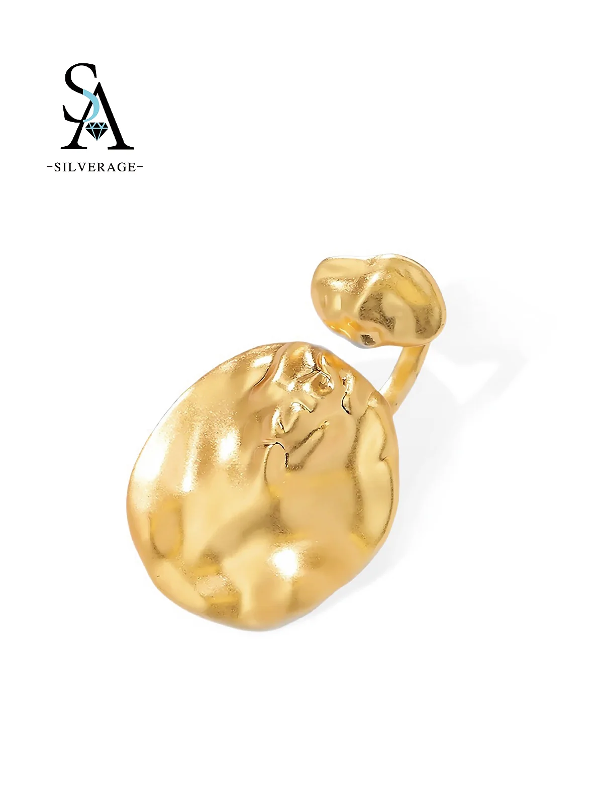 Irregular Molten Gold