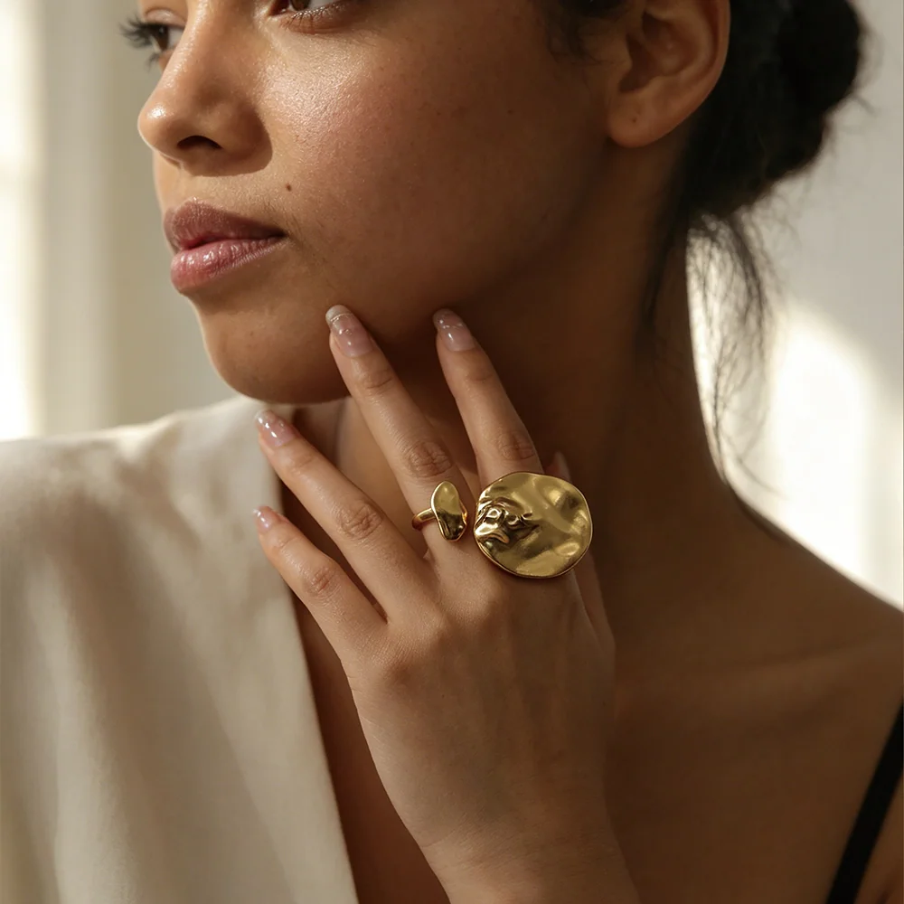 Irregular Molten Gold - 2