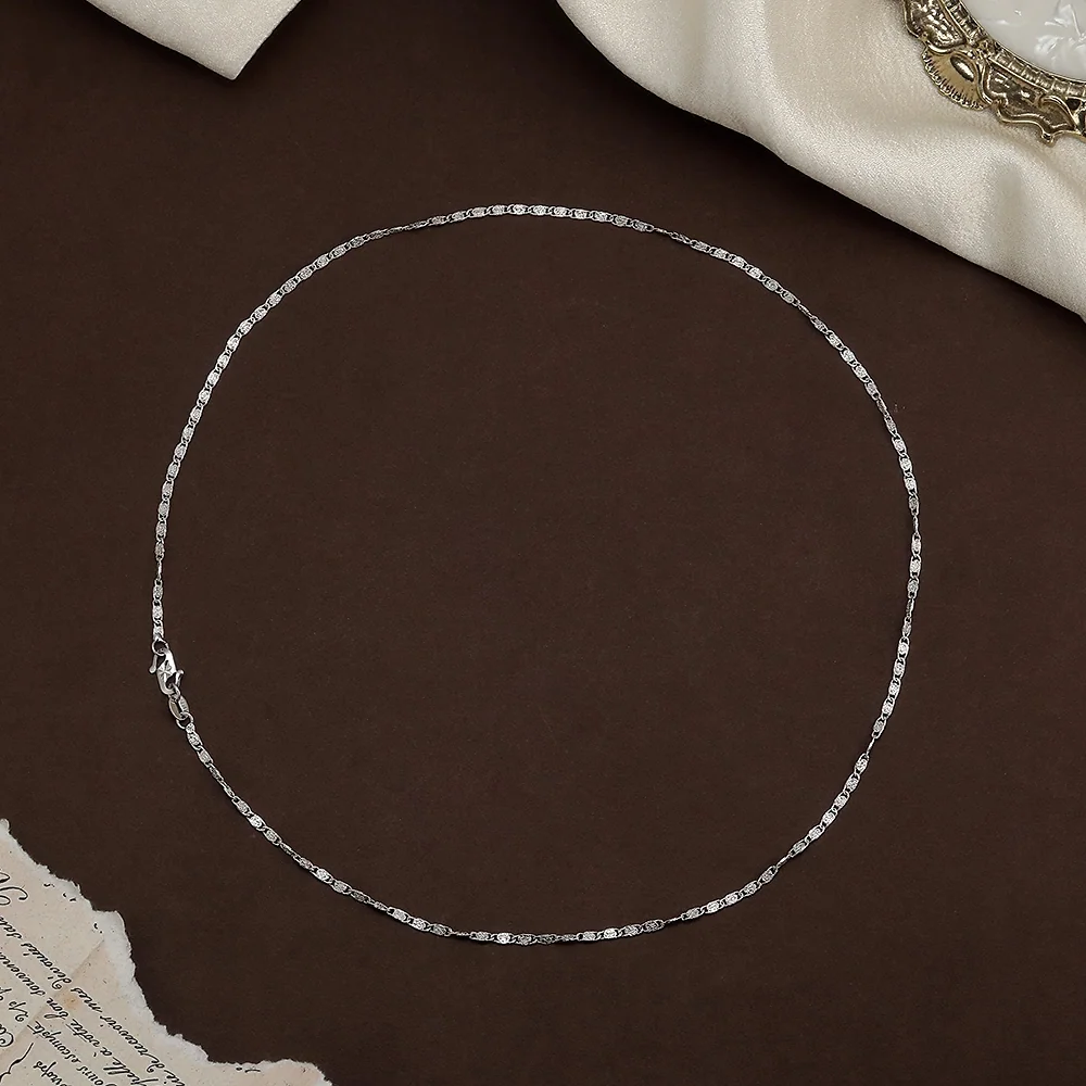 Delicate Twisted Silver Rope - 2
