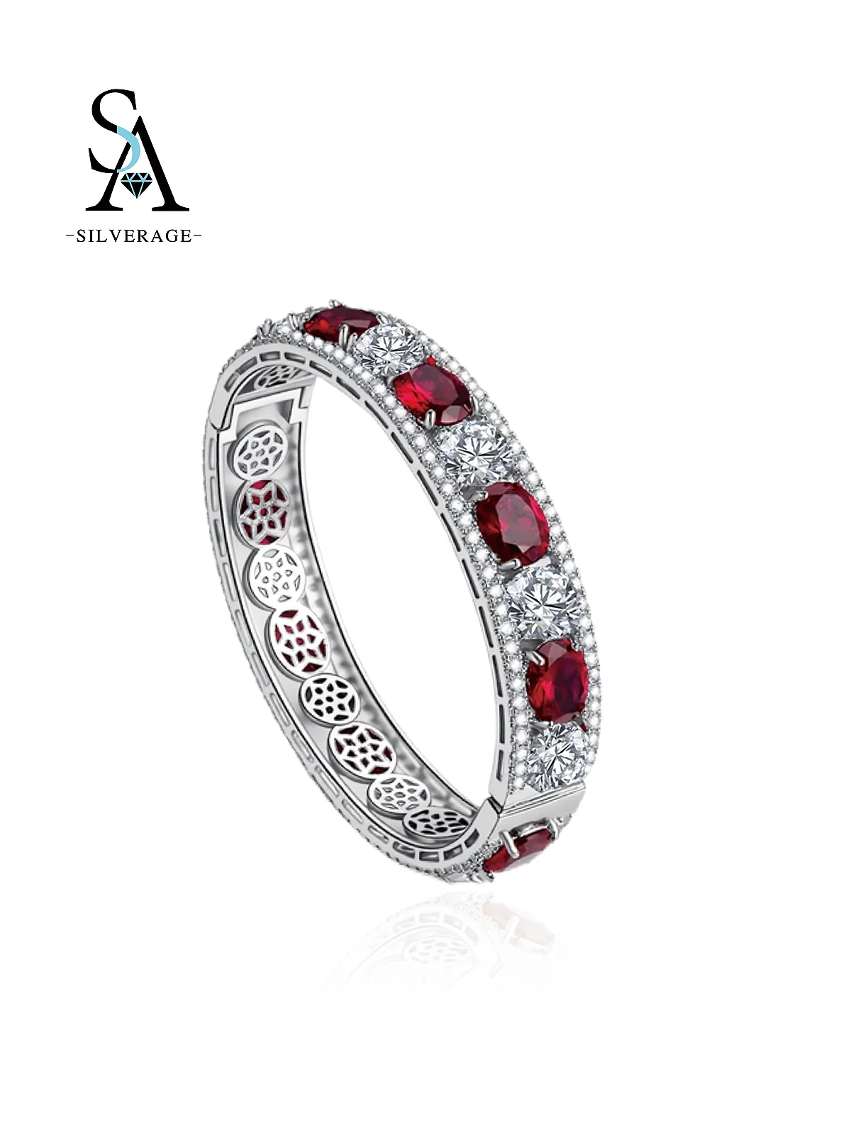 Ruby & Diamond Alternating